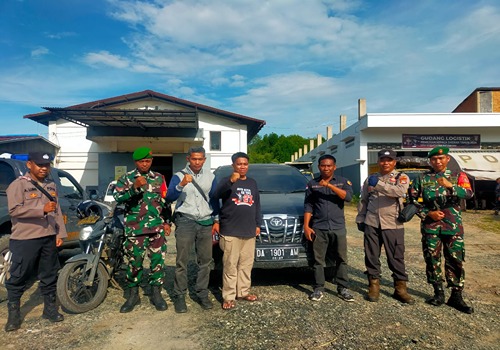 "Petugas Operasi Mantap Praja Intan 2024 Kawal Logistik Pemilu di Kotabaru