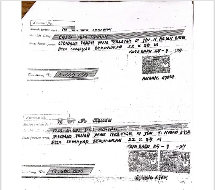Adik Penjual Jengkol Lapor Polres Kotabaru Terkait Dugaan Penggunaan Kwitansi Palsu Di Pengadilan 1 IMG 20260702 WA00551